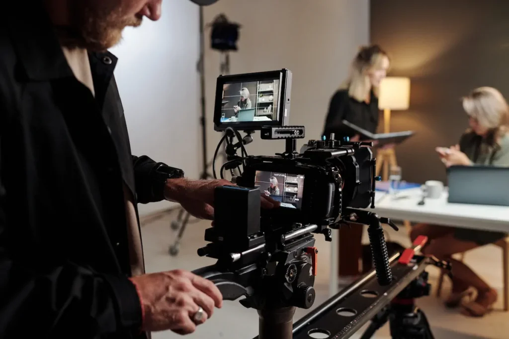Videoproduktion – Optagelse af kundeinterview. – A1 Film